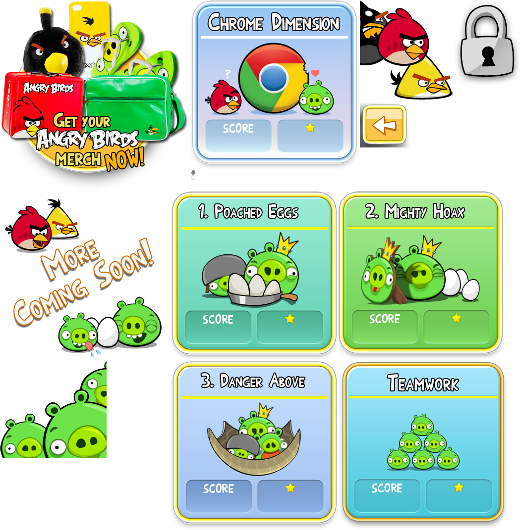 Angry Birds Chrome - Episode Selection Screen (Old)