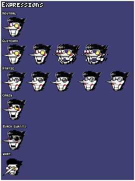 Deltarune Customs - Spamton (Dialogue Sprites)