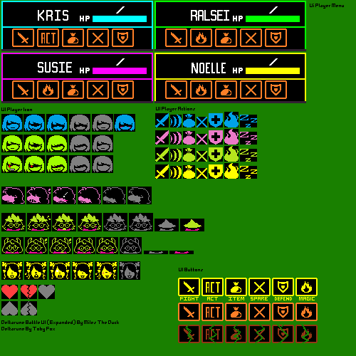 Deltarune Customs - Battle UI (Expanded)