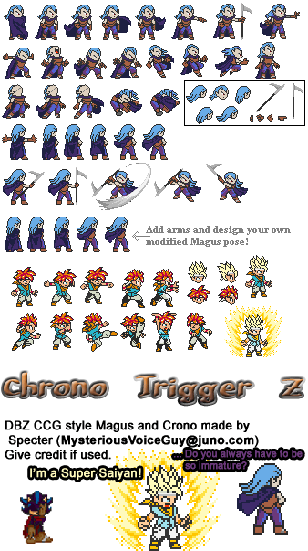 Chrono Trigger Customs - Crono & Magus