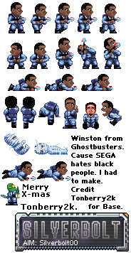 Ghostbusters Customs - Winston (Genesis-Style)