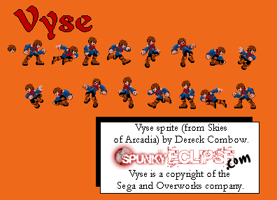 Skies of Arcadia Customs - Vyse (Mega Man Zero-Style)