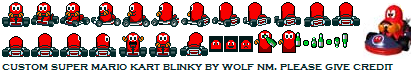 Blinky (Super Mario Kart-Style)