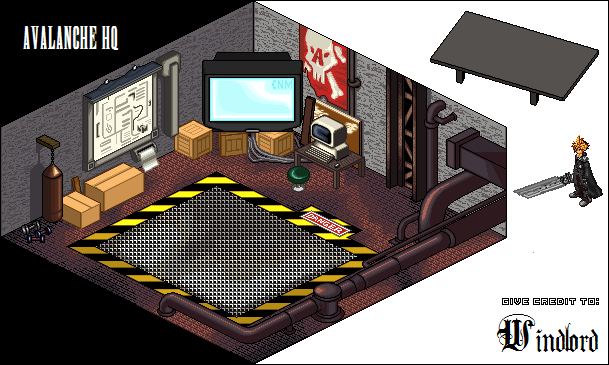 Final Fantasy 7 Customs - AVALANCHE HQ