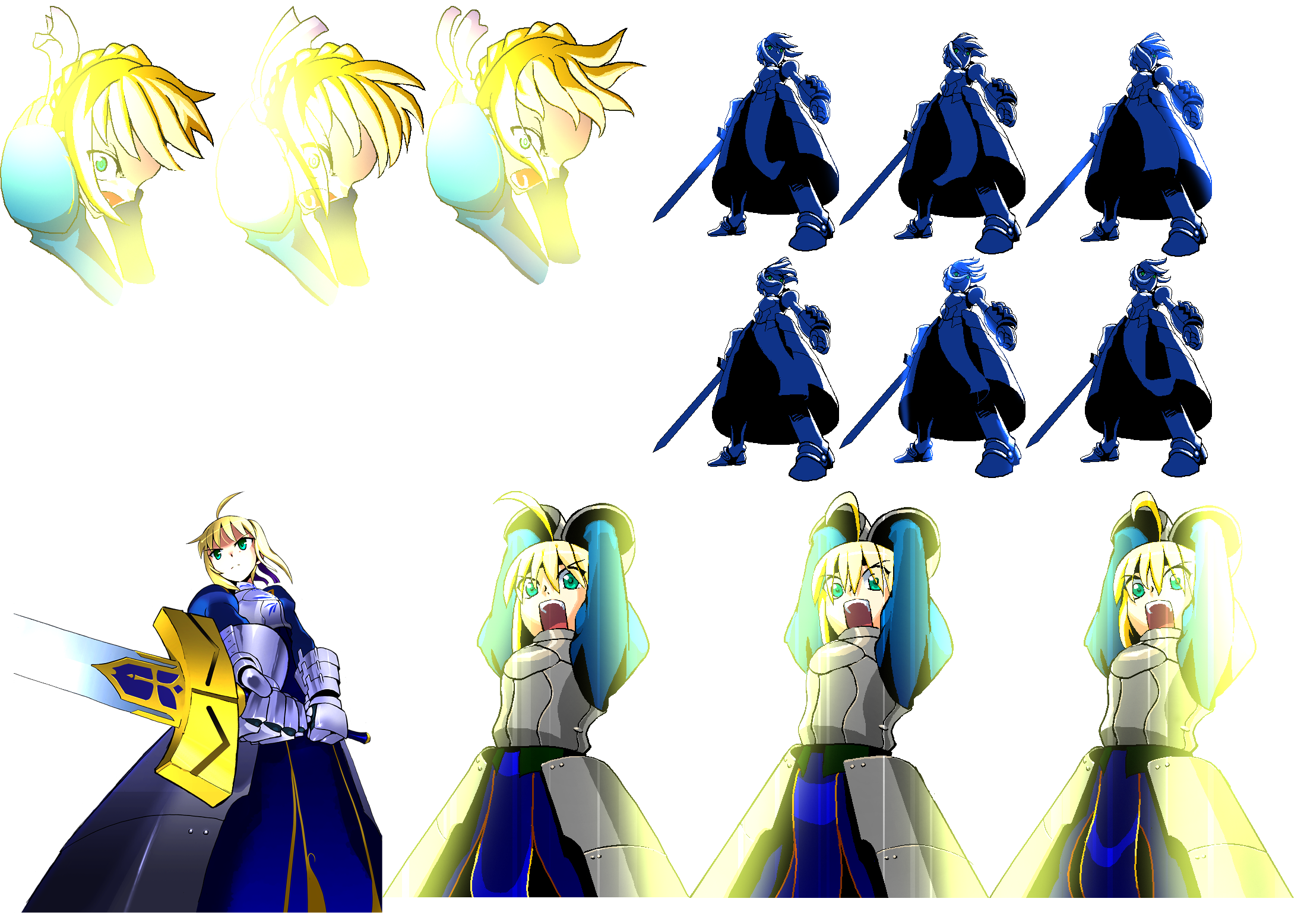 Battle Moon Wars - Saber - Excalibur