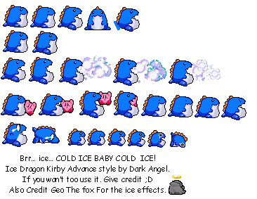Kirby Customs - Ice Dragon (Kirby Advance-Style)