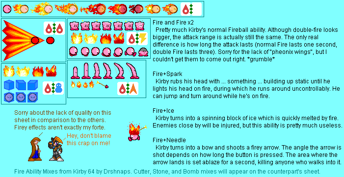 Fire Mixes (Kirby Advance-Style)