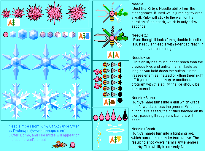 Needle Mixes (Kirby Advance-Style)