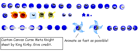 Kirby Customs - Meta Knight (Canvas Curse)