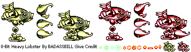 Kirby Customs - Heavy Lobster (Kirby's Adventure-Style)