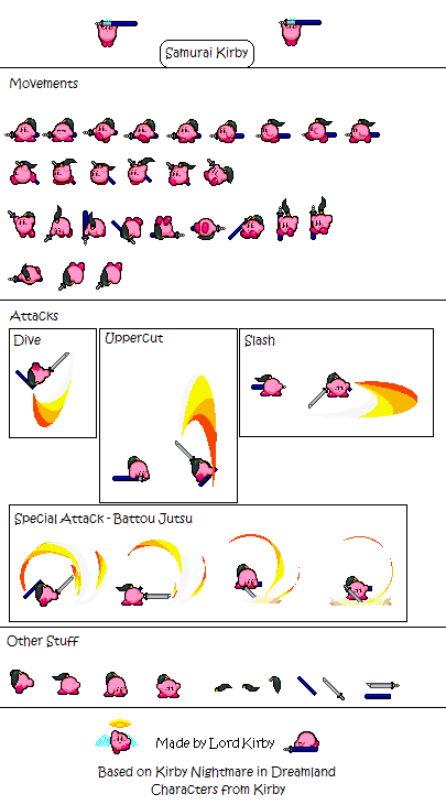 Samurai Kirby (Kirby Advance-Style)