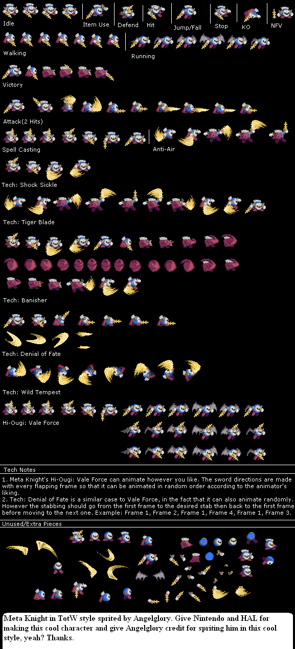 Meta Knight (Tales of the World-Style)