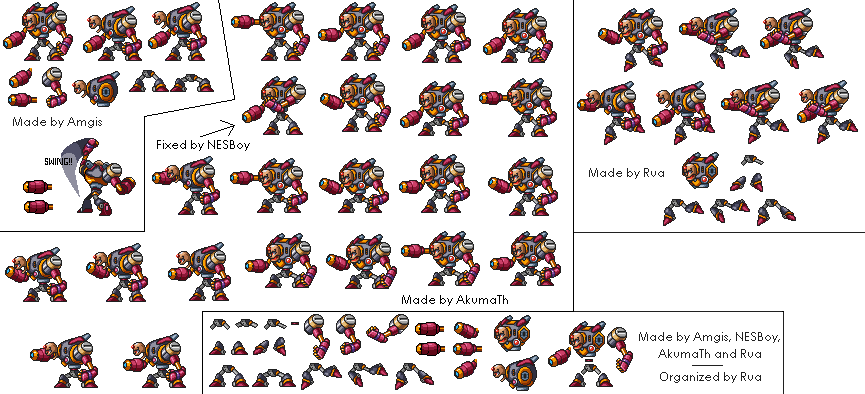 Mega Man Customs - Doc Robot (Mega Man X-Style)