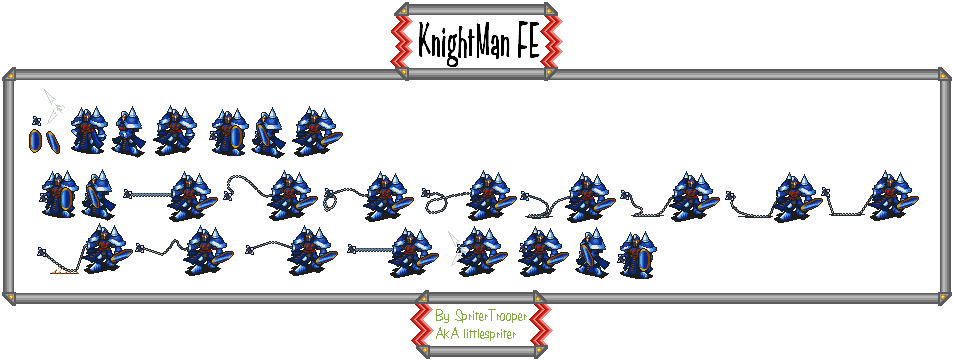 Mega Man Customs - Knight Man (Fire Emblem-Style)
