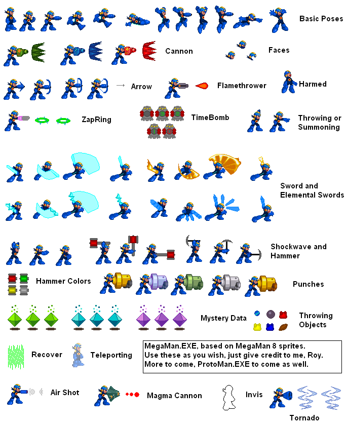 megaman x sprite sheet