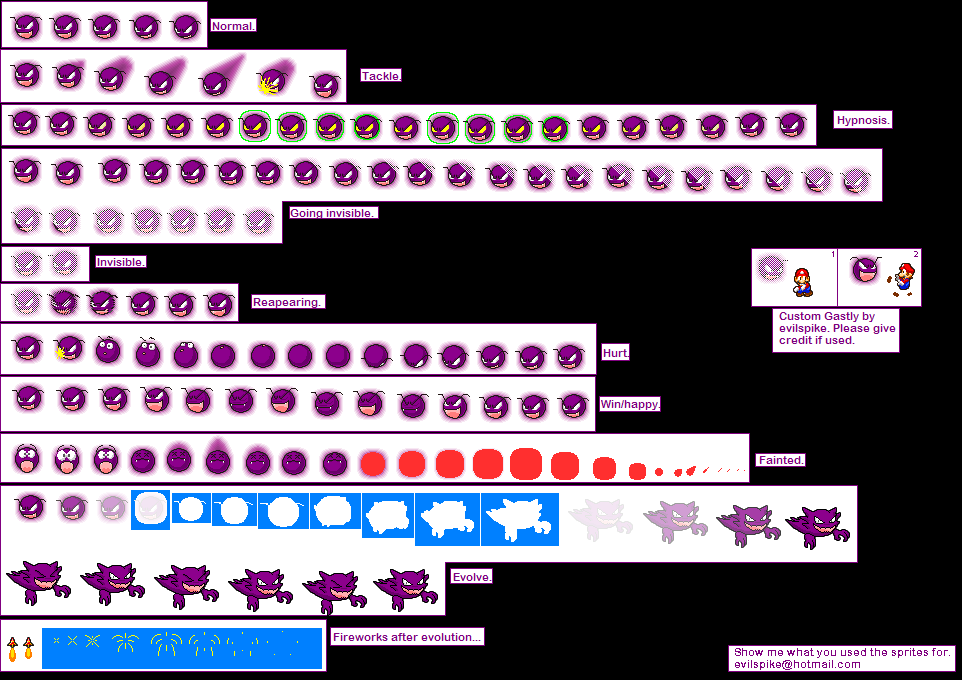 Pokémon Generation 1 Customs - #092 Gastly