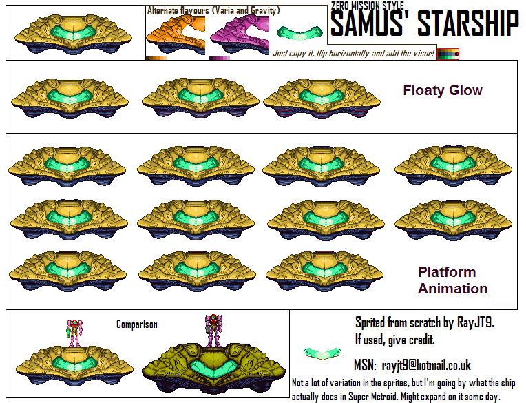 Metroid Customs - Zero Mission Starship