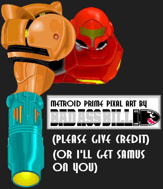 Metroid Customs - Samus (Pixel Art)