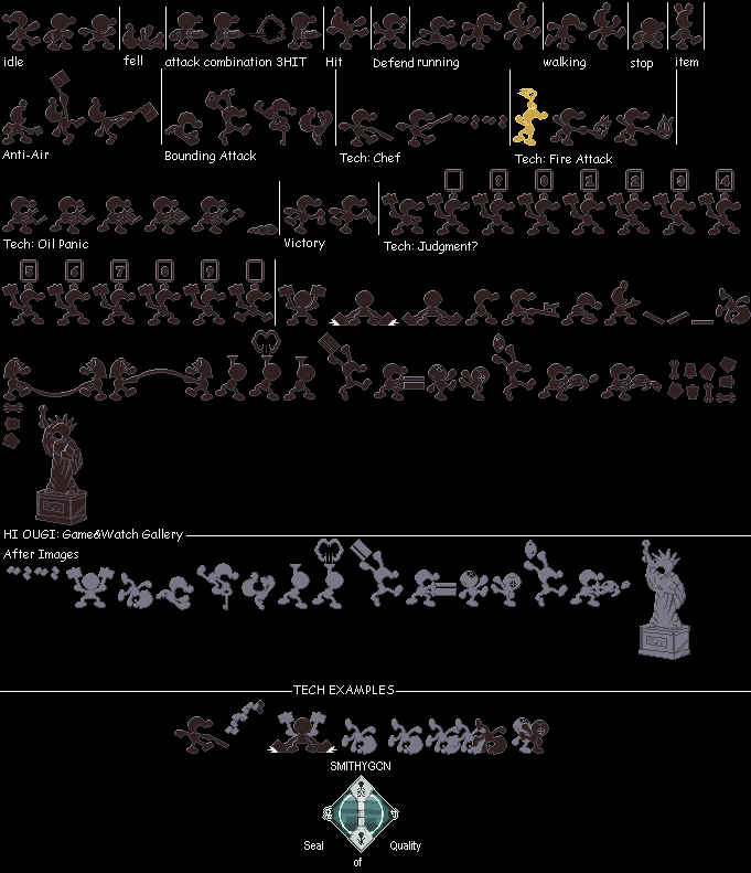 Super Smash Bros. Customs - Mr. Game & Watch (Tales of the World-Style)