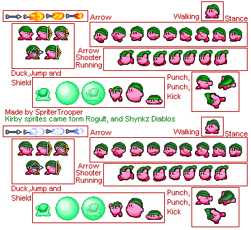 Super Smash Bros. Customs - Link Kirby