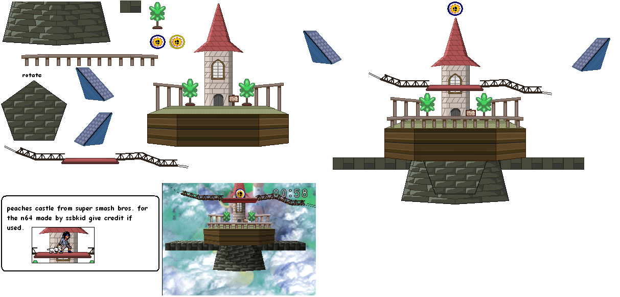 Super Smash Bros. Customs - Peach's Castle