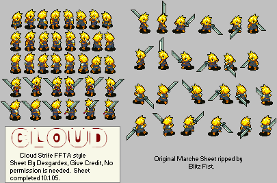 Cloud (Final Fantasy Tactics Advance-Style)