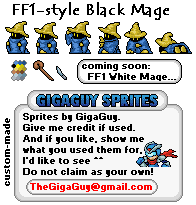 Final Fantasy 1 Customs - Black Mage