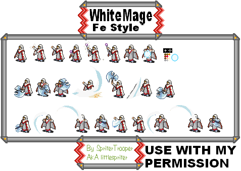 White Mage (Fire Emblem GBA-Style)