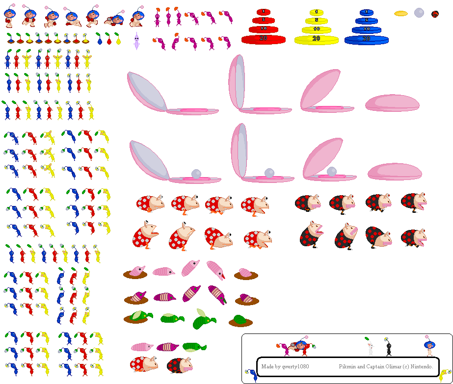 Pikmin Customs - Olimar & Pikmin