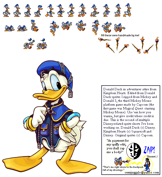 Kingdom Hearts Customs - Donald Duck