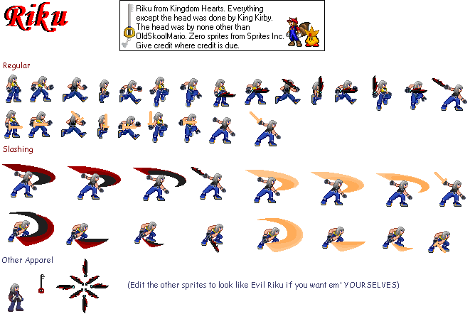 Kingdom Hearts Custom Sprites