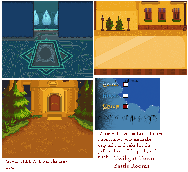 Twilight Town Battle Rooms