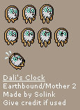 EarthBound Customs - Dali's Clock