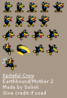 EarthBound Customs - Spiteful Crow
