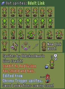 The Legend of Zelda Customs - Link (Chrono Trigger-Style)