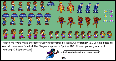 The Legend of Zelda Customs - Majora's Mask Characters (Mega Man Zero-Style)