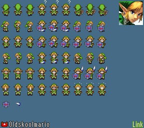 The Legend of Zelda Customs - Link (RPG Maker 2003-Style)