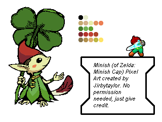 The Legend of Zelda Customs - Minish (Pixel Art)