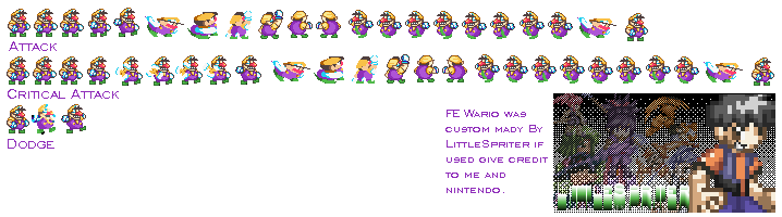 Wario (Fire Emblem Advance-Style)