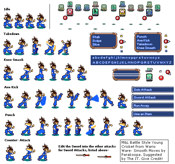 Young Cricket (Mario & Luigi: Superstar Saga-Style)