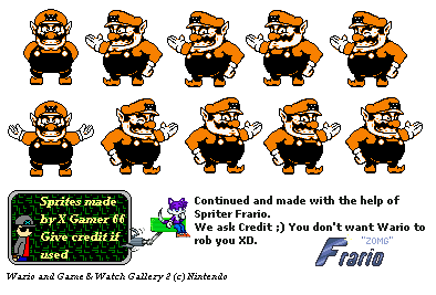 Wario (Game & Watch Gallery 2-Style)