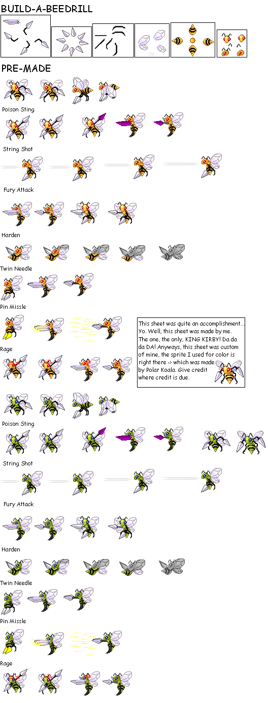 Pokémon Generation 1 Customs - #015 Beedrill