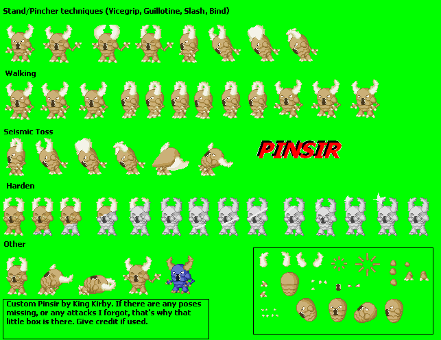 Pokémon Generation 1 Customs - #127 Pinsir