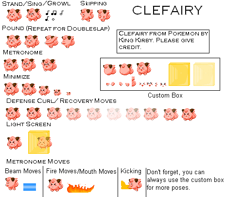 Pokémon Generation 1 Customs - #035 Clefairy