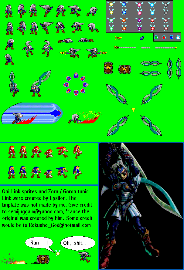 Fierce Deity Link (Mega Man Zero-Style)