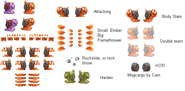 Pokémon Generation 2 Customs - #219 Magcargo