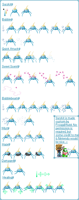 Pokémon Customs - #283 Surskit