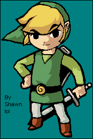 The Legend of Zelda Customs - Toon Link (Pixel Art)