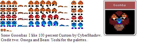 Goomba (Super Mario Bros. 1 NES-Style)