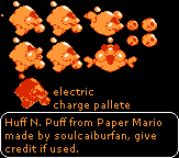 Paper Mario Customs - Huff 'n' Puff (Super Mario Bros. 1 NES-Style)